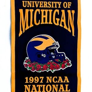 1997 National Champions Michigan Wolverines Banner 17x36